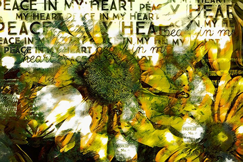 The heart of the Coneflower by Helga Blanke