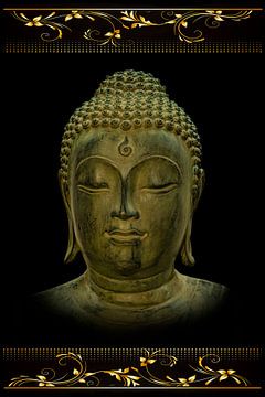 Buddha oder Buddha. Statue eines Buddhas. von Gert Hilbink