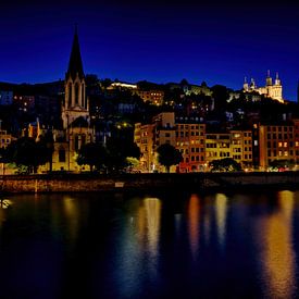 Lyon bei Nacht von Skyfall