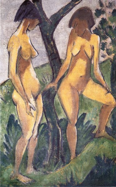 Zwei Mädchen, Otto Mueller - ca 1927 von Atelier Liesjes