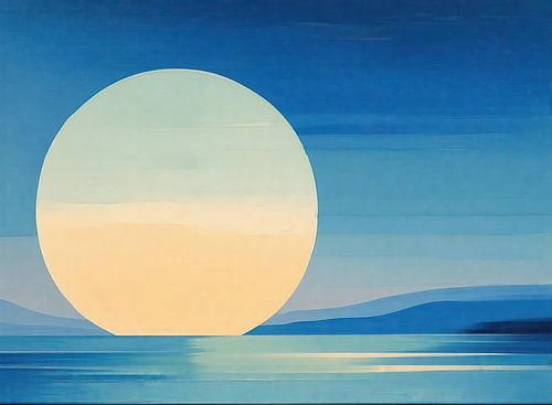 Clair de lune | Cercle bleu