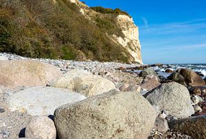 Kreidefelsen Kap Arkona auf Rügen. Cliff Kap Arkona auf der Insel Rügen in Deutschland