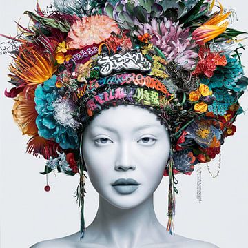 Asia Girl - Street Art - Urban 08