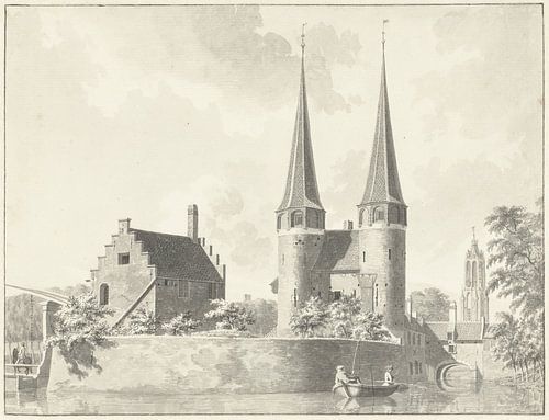 L'Oostpoort à Delft, Gerrit Toorenburgh, 1761