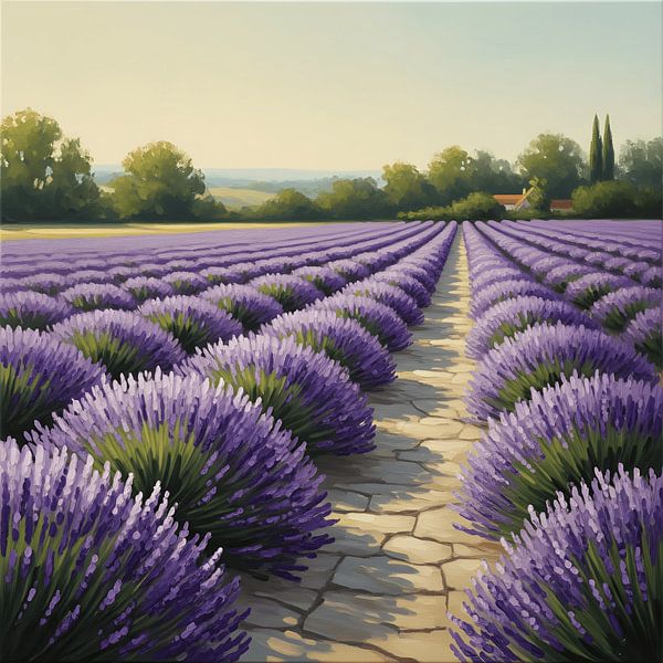 Lavendel Garten von Regan Frederick