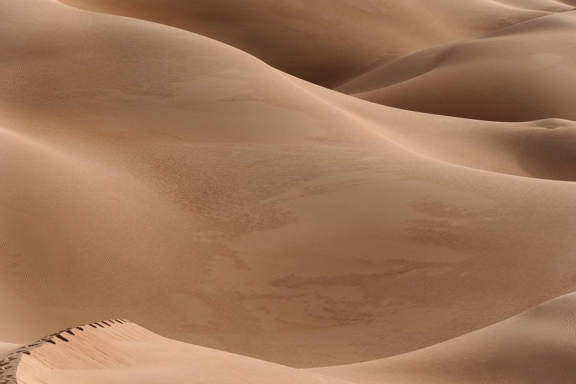 Fußstapfen in der Wüste von Photolovers reisfotografie