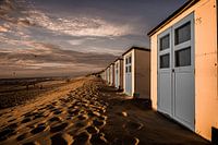 De mooie Nederlandse kust op Texel.