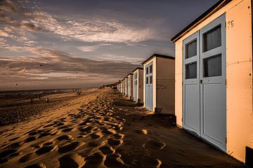 De mooie Nederlandse kust op Texel. van Manon Moller Fotografie