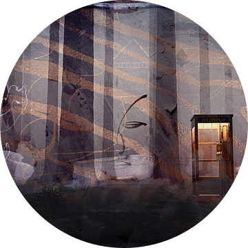 Een surrealistisch bos