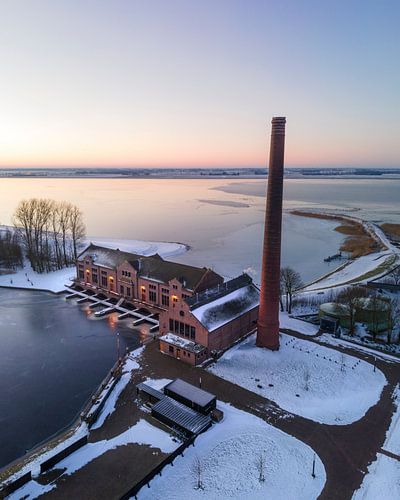 Winteravond bij het Woudagemaal Lemmer