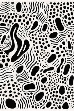 Lijnen en vormen moderne abstracte kunst van Thilo Wagner
