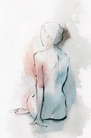 Pastellige Frau II, Isabelle Z