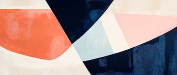 Colourful play of geometry by Poster Art Shop