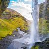 Achter de Ijslandse Kvernufoss waterval van Yvonne de Bondt