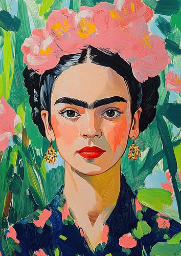 Frida's gaze: colours of the soul