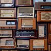 Retro-Radios von Blond Beeld