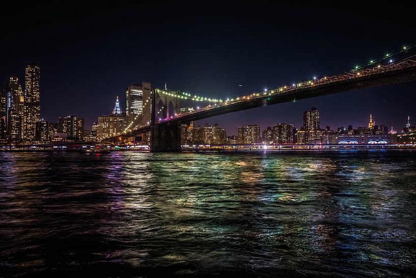 New York Brooklyn Bridge by Bianca  Hinnen
