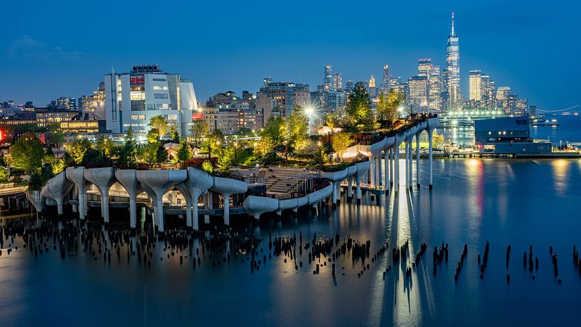 Night over New York - From Pier 57 to the WTC by Karsten Rahn