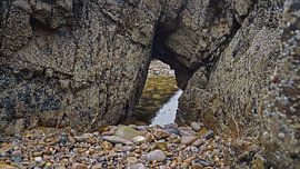 Felsdurchgang am Bow Fiddle Rock