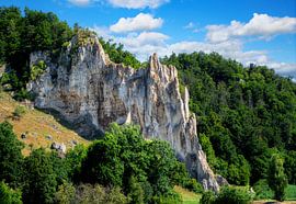 Jackdaw rock near Wellheim in the Altmühl valley by ManfredFotos