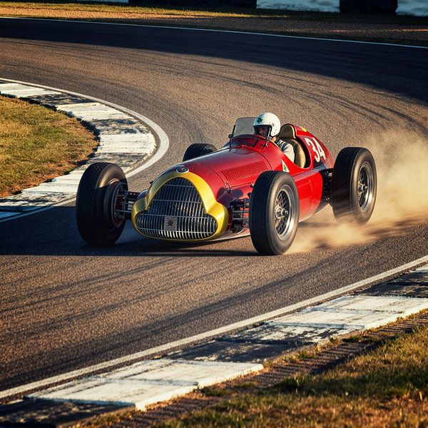 Vintage Racing : Alfa Alfetta Art par Jan Keteleer