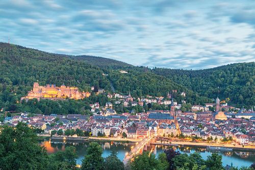 Heidelberg in the blue hour