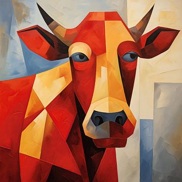 Cow abstract by KoeBoe