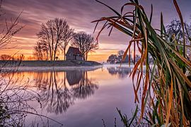 Sunrise at the pumping station