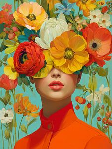 Couronne florale
