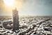 Sneeuw op de Utrechtse Domtoren van Freek van den Bergh