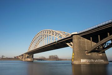 Mooie foto van de Waalbrug Nijmegen