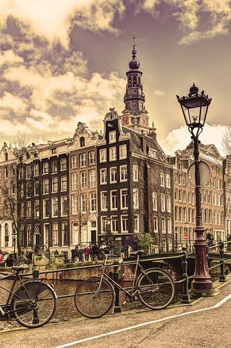 Zuiderkerk Amsterdam Kloveniersburgwal Winter Oud