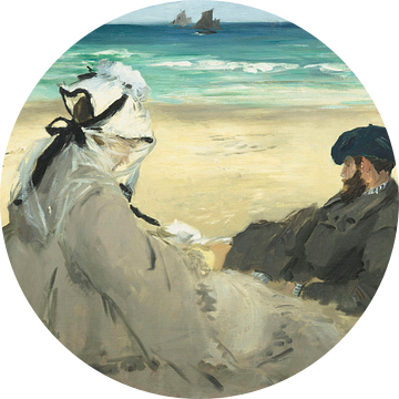 Op het strand, Édouard Manet