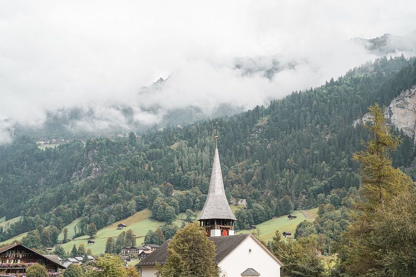 Lauterbrunnen, Switzerland Landscape in Autumn by Henrike Schenk