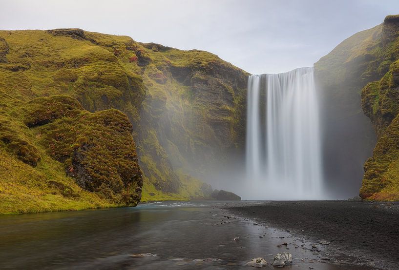 Skógafoss (Iceland) by Marcel Kerdijk