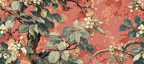 Rustige Flora Elegantie | Bloemen Schilderij