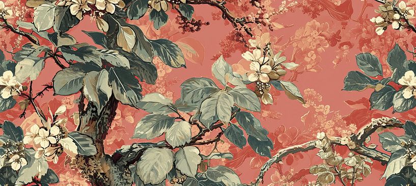 Calm Flora Elegance | Floral Painting by Wonderful Art