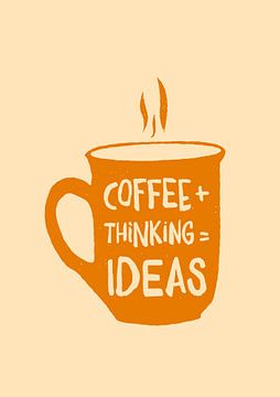 Coffee + thinking = ideas by Rene Hamann