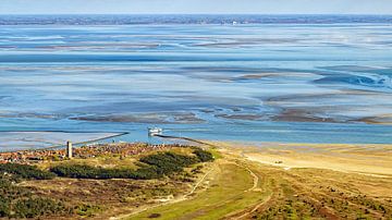 Terschelling, das Wattenmeer und das Festland