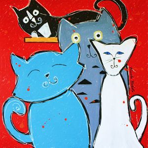 Katzenbild von Nicole Habets