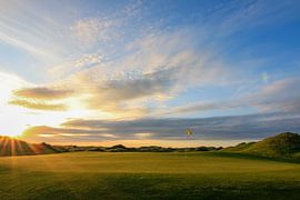 Texelse Golfbaan green closeup golf foto Texel van Peter van Weel