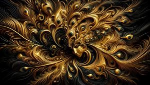 Majesté des plumes de paon