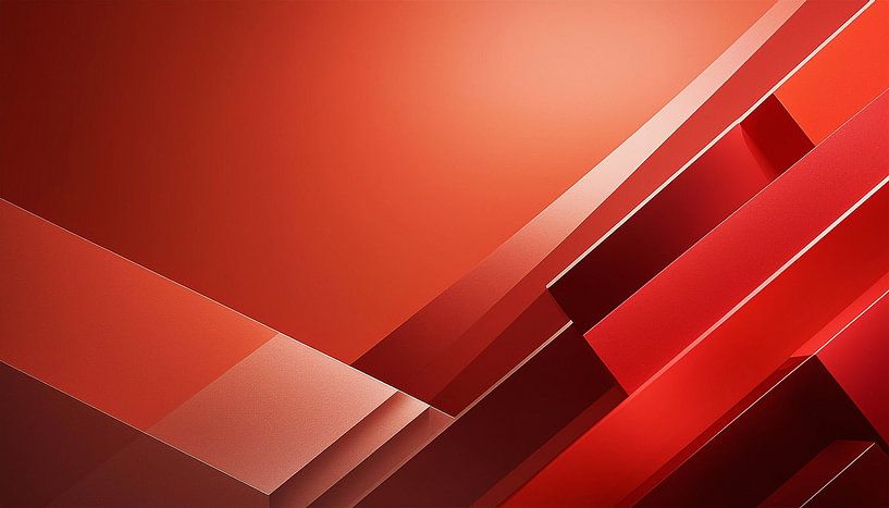 Rot mit Muster und Kunst von Mustafa Kurnaz