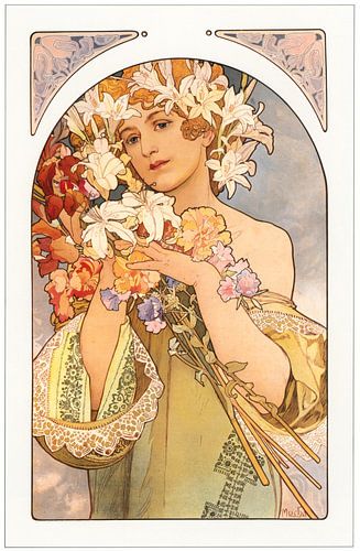 Le Fleur von Alphonse Mucha
