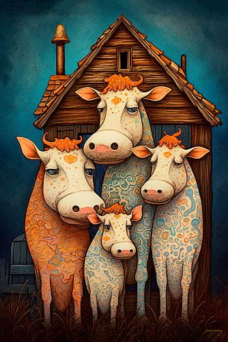 Divertissement en forme de vache