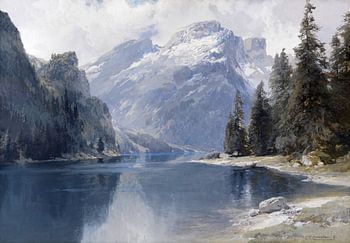 Pragser Wildsee, EDWARD THEODORE COMPTON, Um 1880