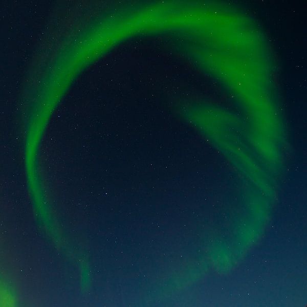 Northern lights circle by Johan van Esch