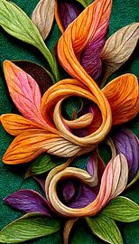 Fleurs abstraites