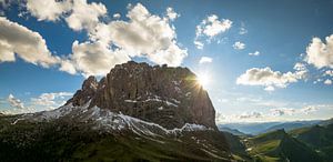Langkofel oder Langkofelgruppe in den Dolomiten