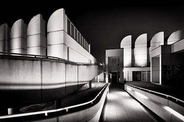 Zwart-wit fotografie: Berlijn - Bauhaus Archiv van Alexander Voss